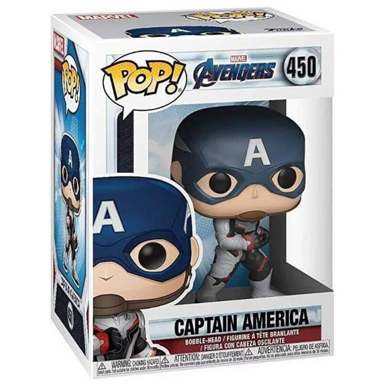 Funko Pop! Movies Bobble Captain America (Avengers Endgame) Funko Pop! Movies Bobble Captain America (Avengers Endgame)